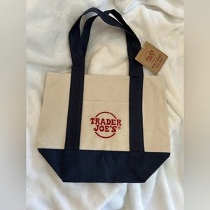 [NWT] Trader Joe’s Mini Tote Bag - BLUE